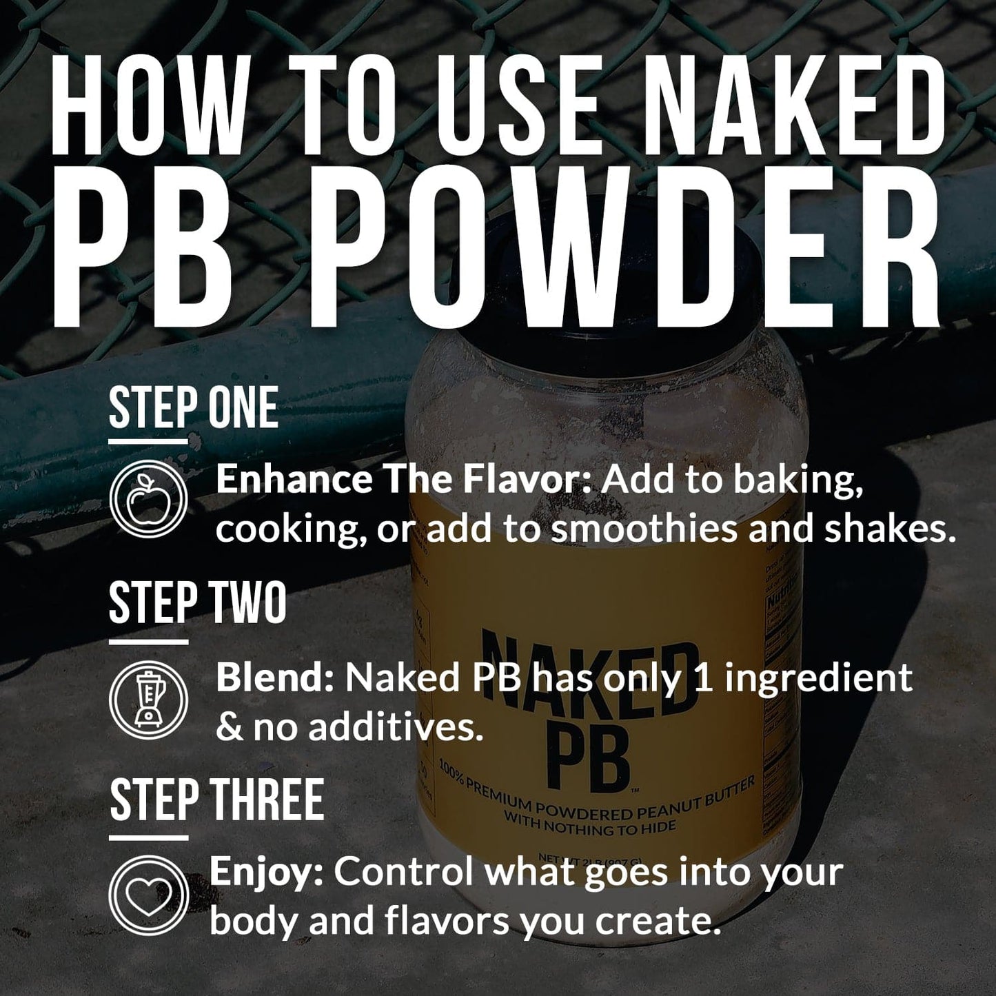 Powdered Peanut Butter | Naked PB - 1.5LB
