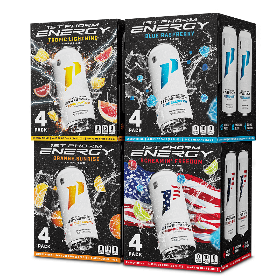 1st Phorm Energy 4x4 Variety Pack