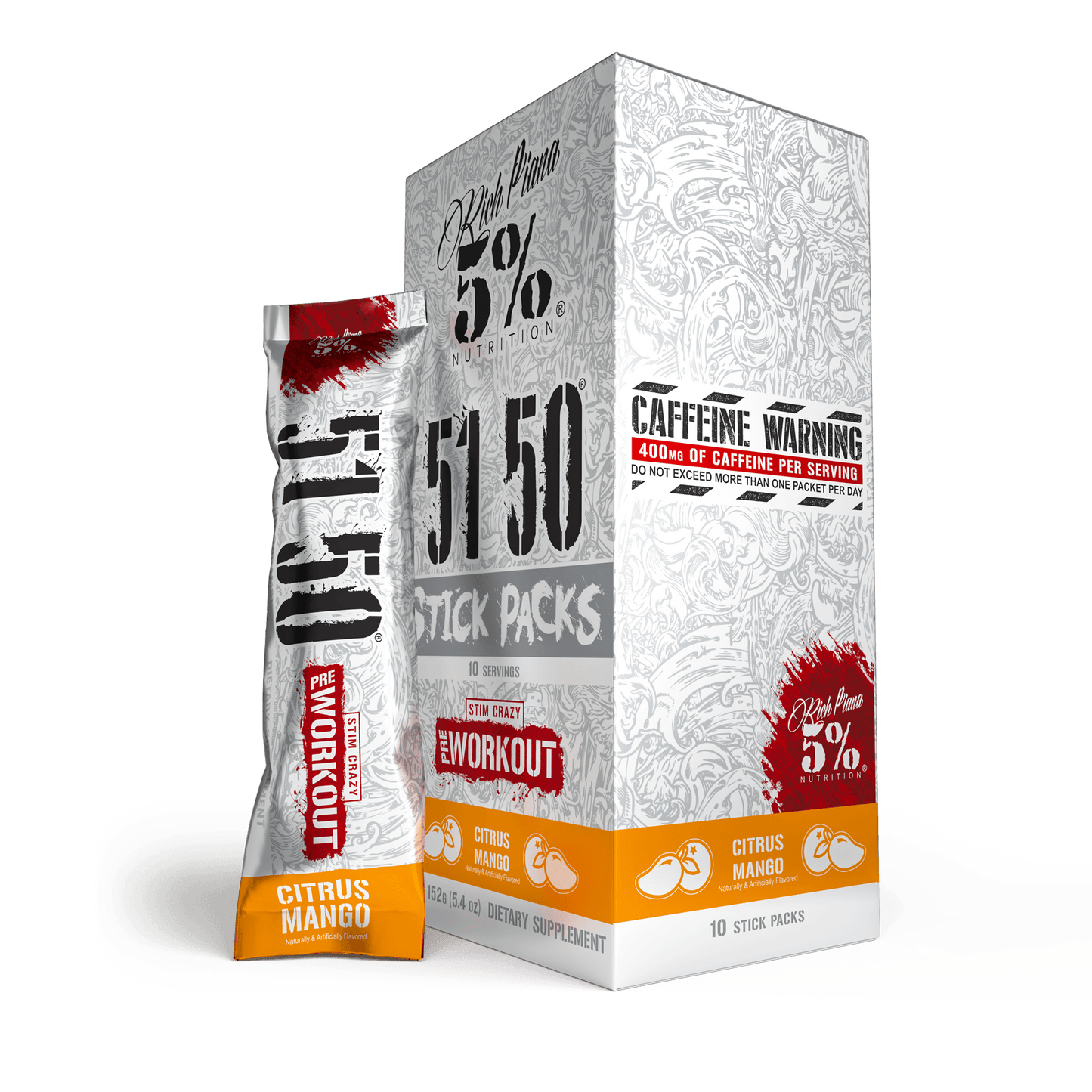 5150 Pre-Workout Stick Packs (10 Sticks)