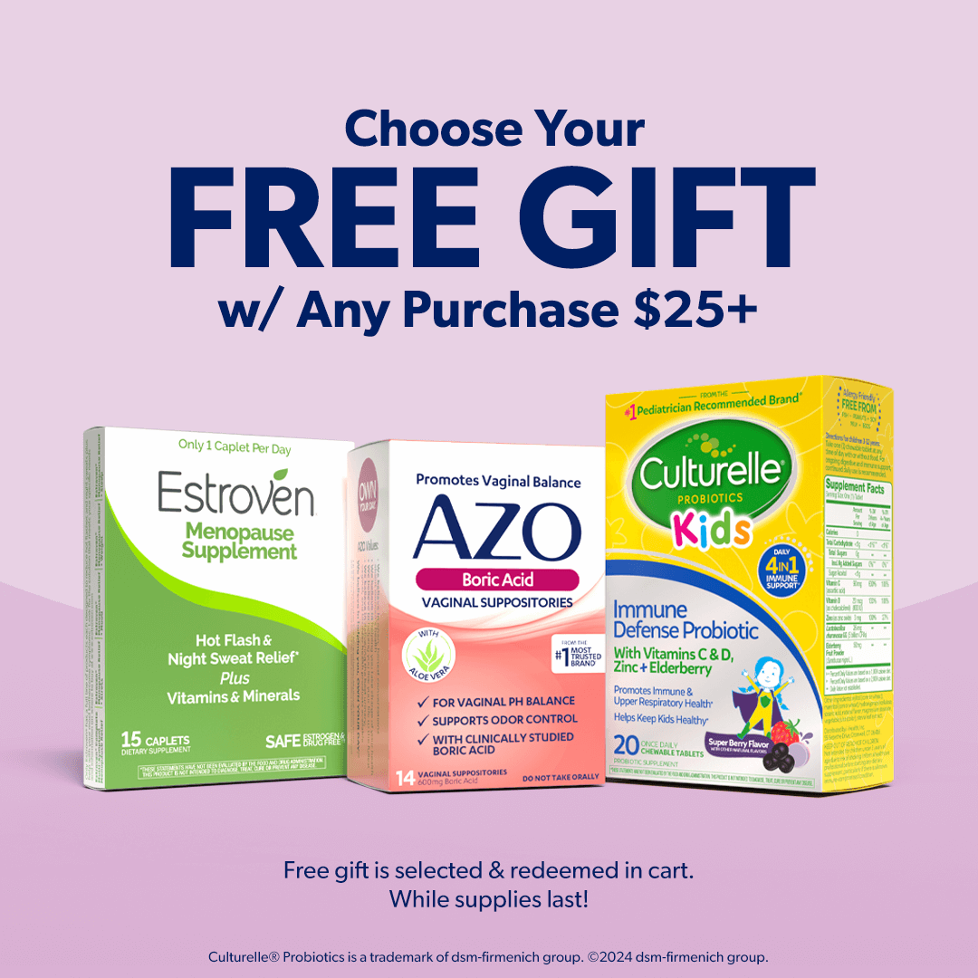 AZO® Boric Acid Suppositories 14 Count - Free Gift