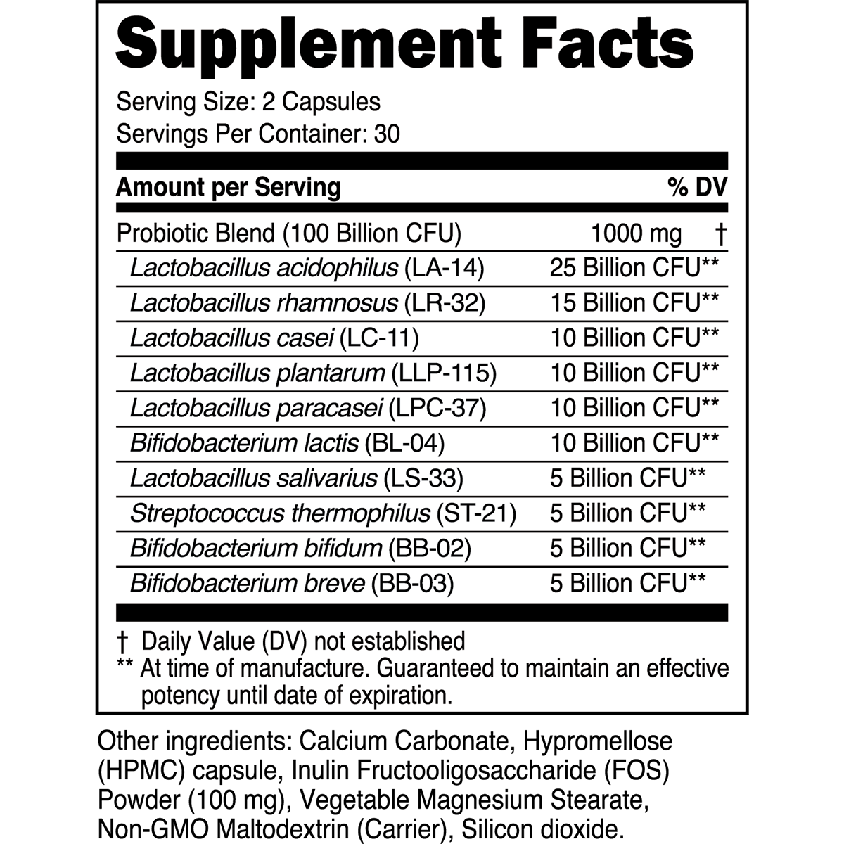 Probiotic Advanced Gut Health Formula