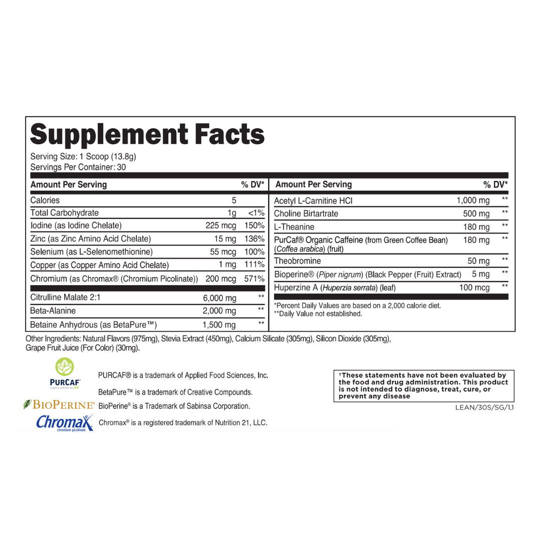 LEAN Pre-Workout