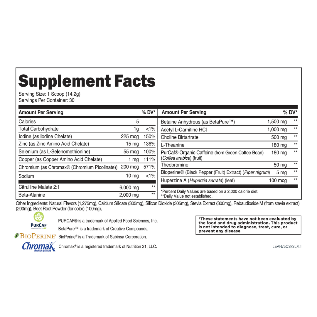 LEAN Pre-Workout