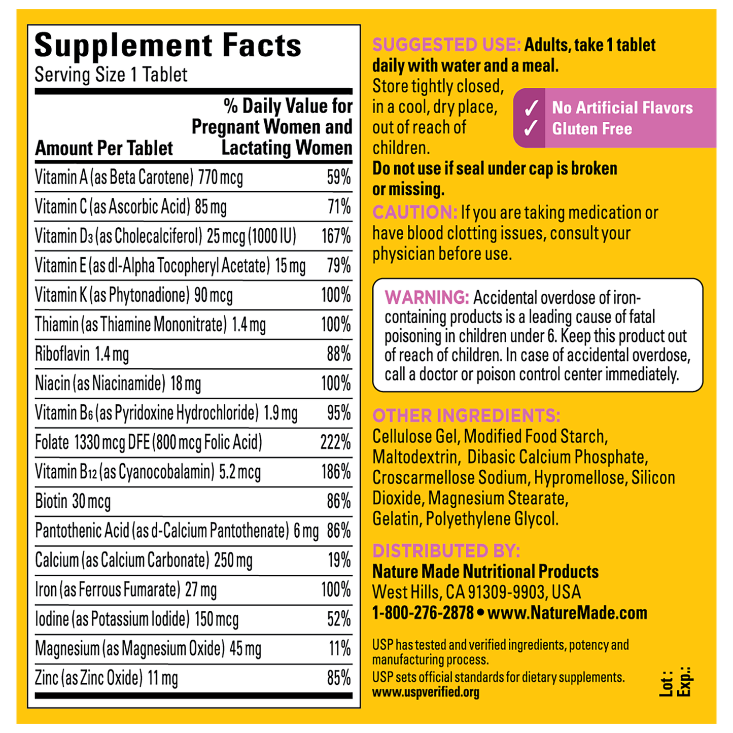 Prenatal Multivitamin Tablets