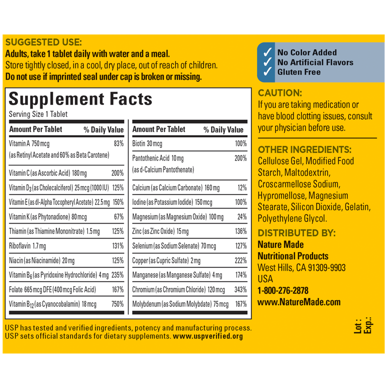 Men's Multivitamin Tablets