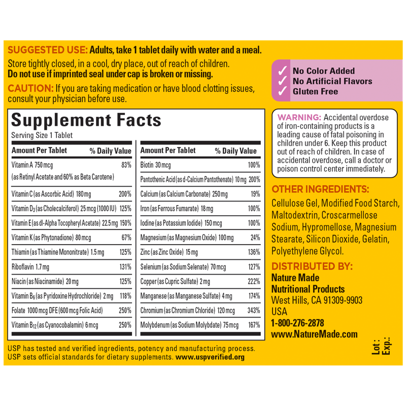 Women's Multivitamin Tablets