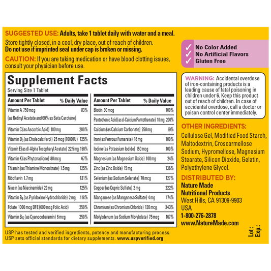 Women's Multivitamin Tablets