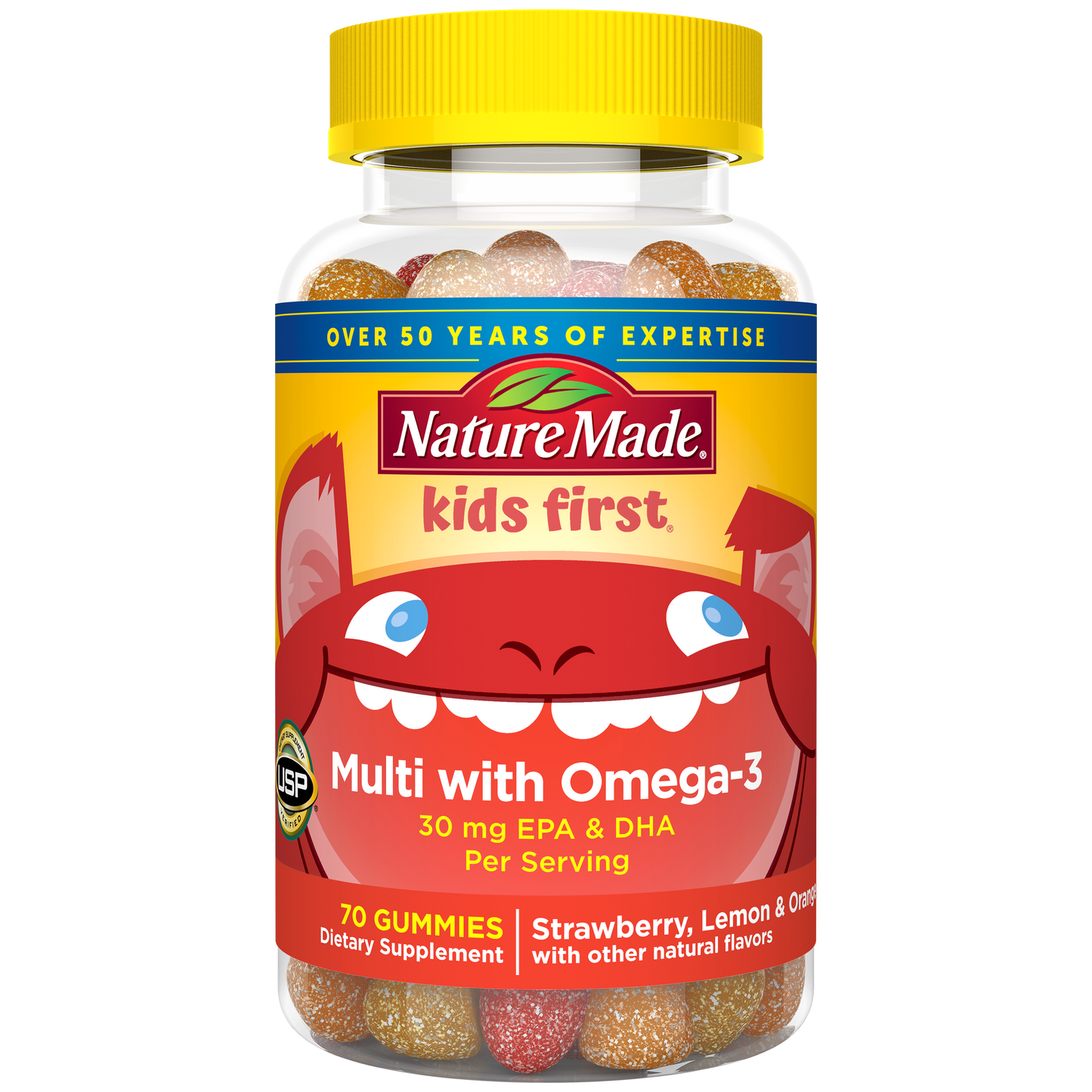 Kids First® Multivitamin + Omega-3 Gummies