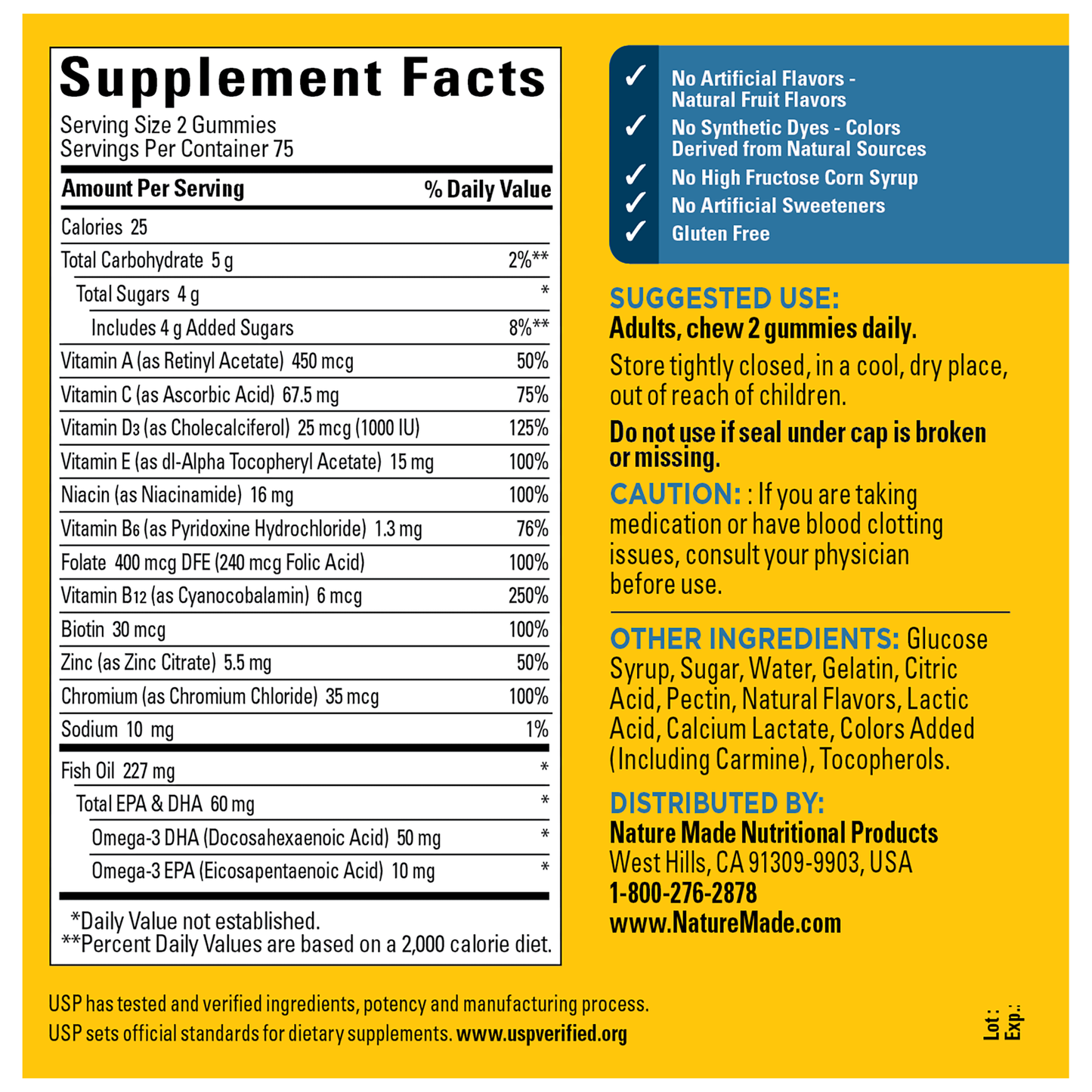 Multi + Omega-3 for Him Gummies