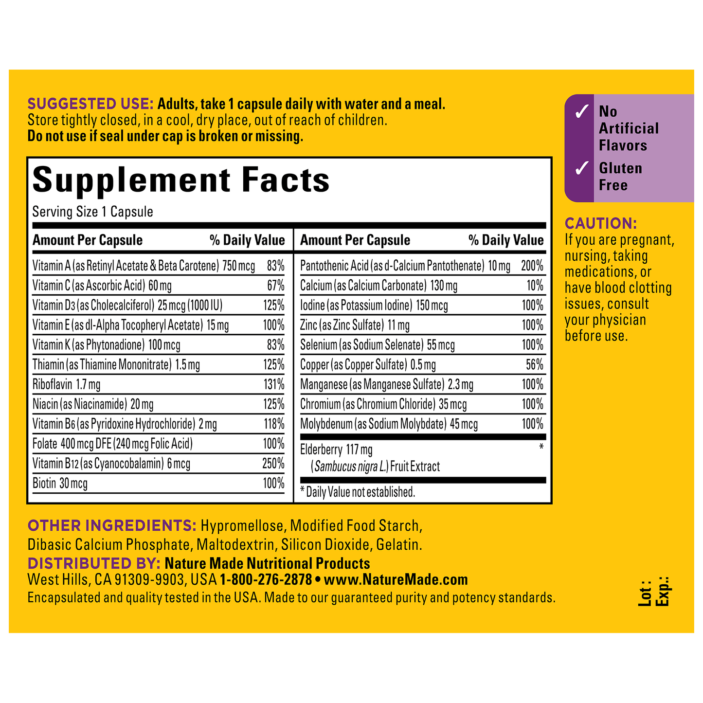 Multi + Elderberry Capsules