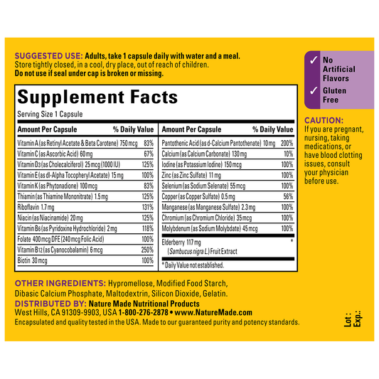 Multi + Elderberry Capsules