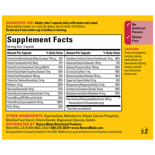 Multi + Ginseng Capsules