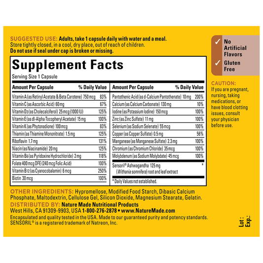 Multi + Ashwagandha Capsules