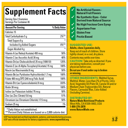 Zero Sugar‡ Multivitamin Gummies