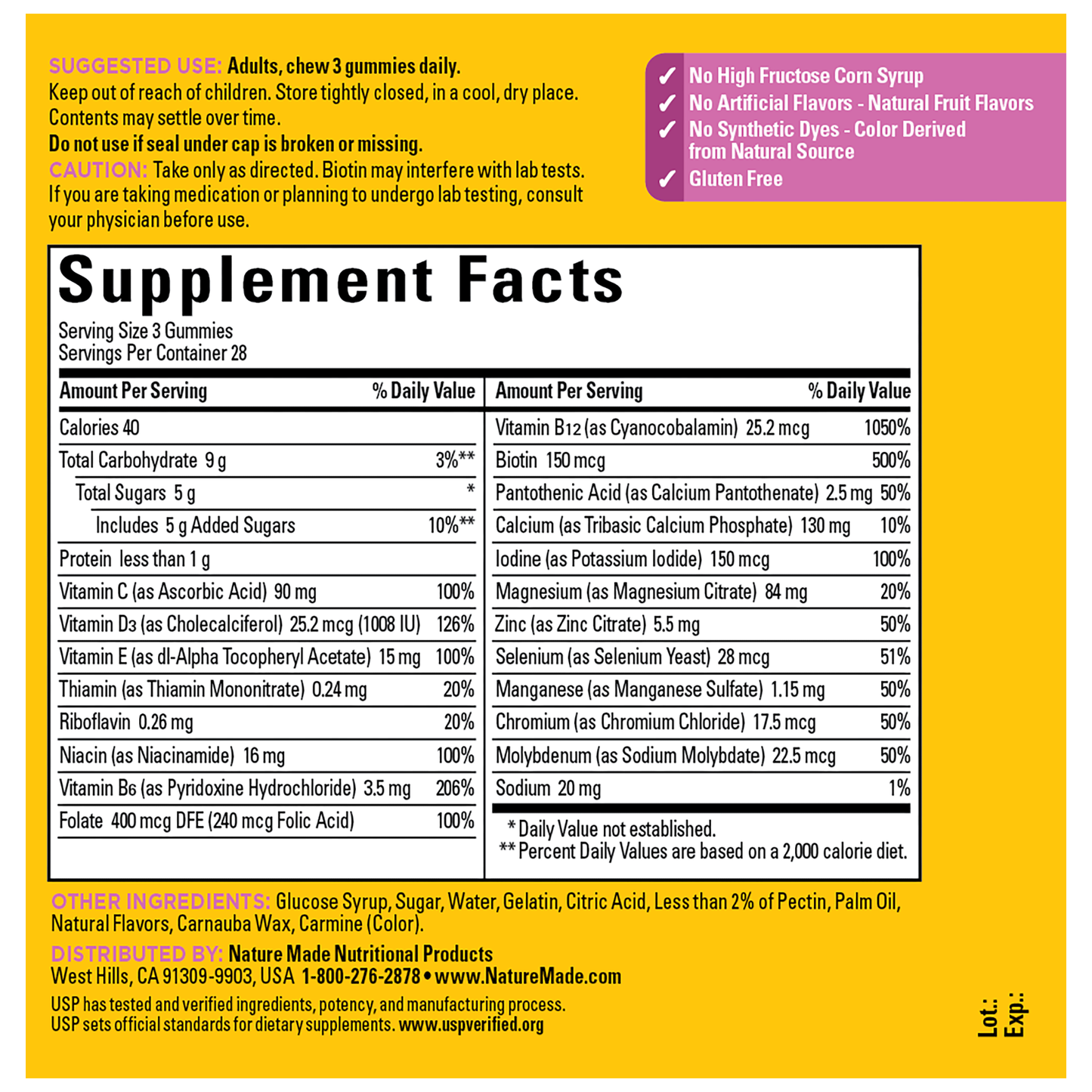 Advanced Multivitamin 50+ For Her Gummies