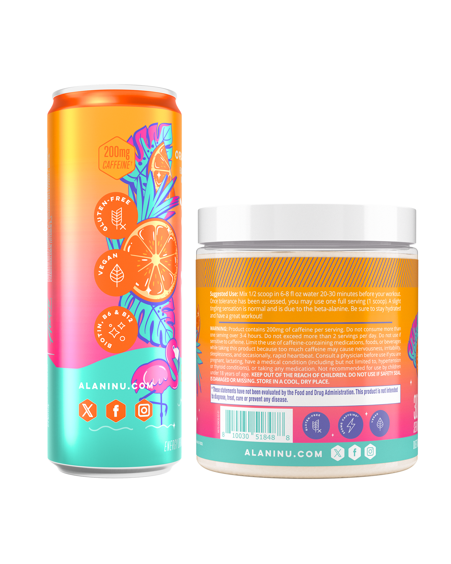 Energy Drink & Pre-Workout - Orange Kiss