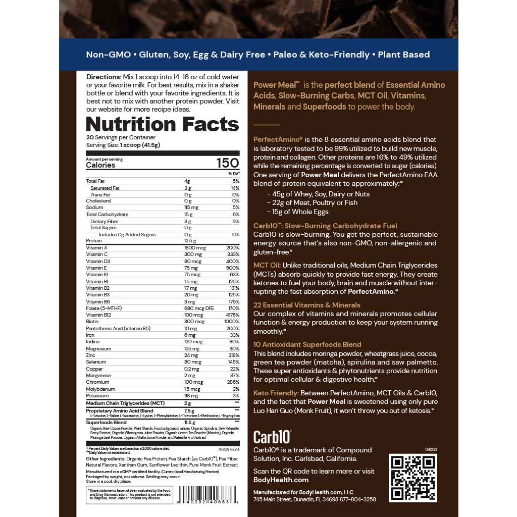 Perfect Amino Power Meal