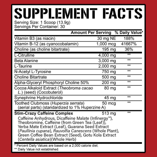 5150 High Stimulant Pre-Workout (intl)