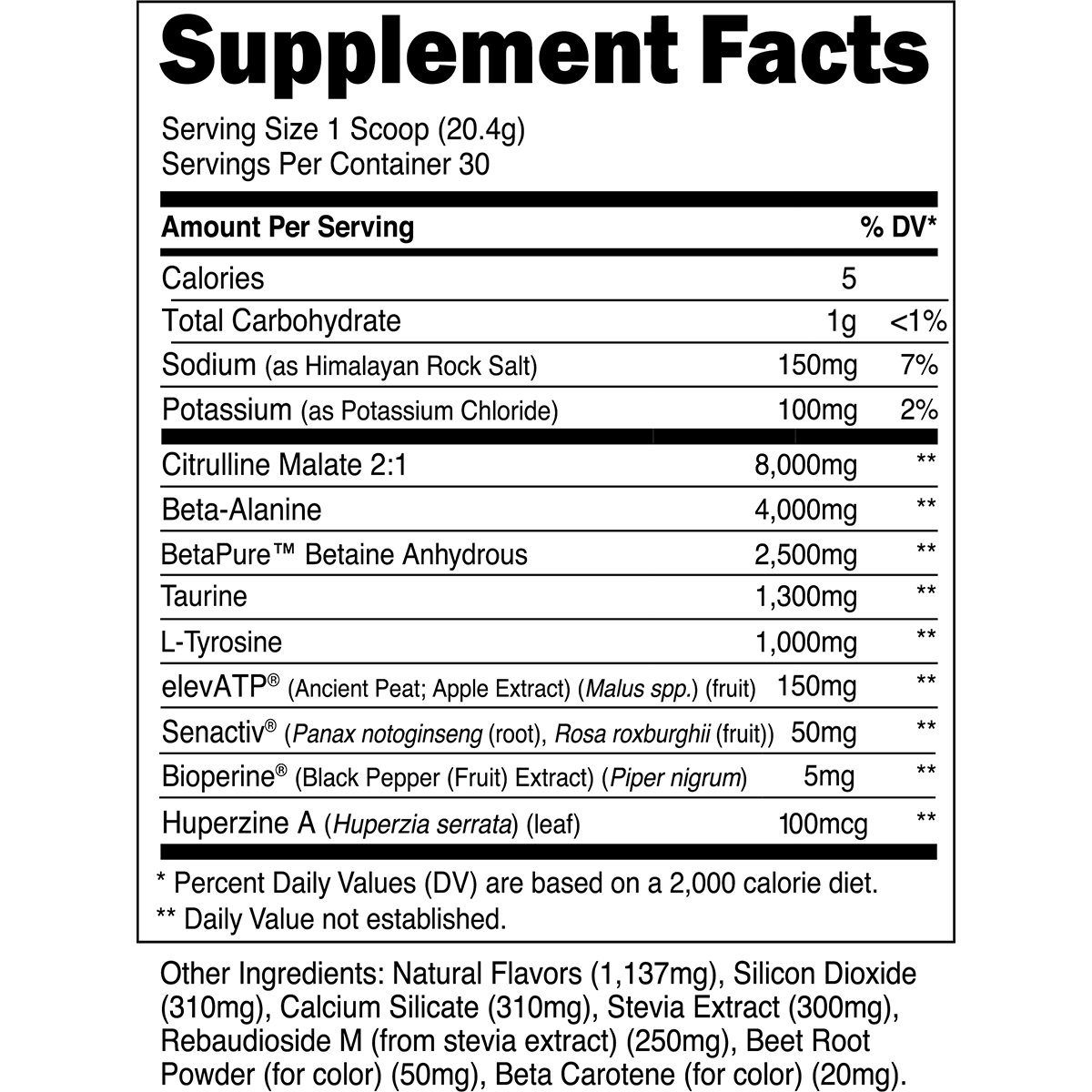 Stim-Free Pre Workout