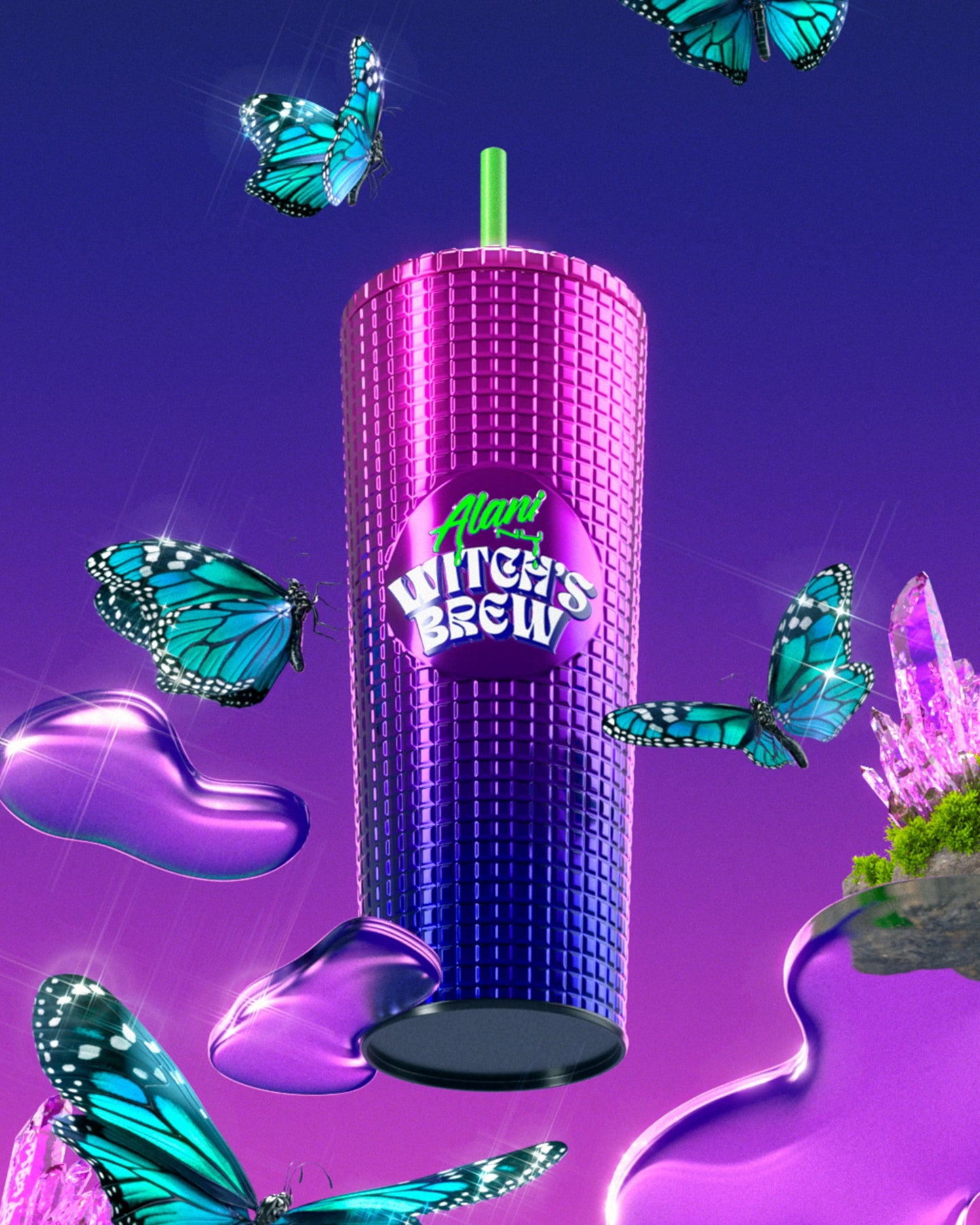 Studded Tumbler - Witch's Brew