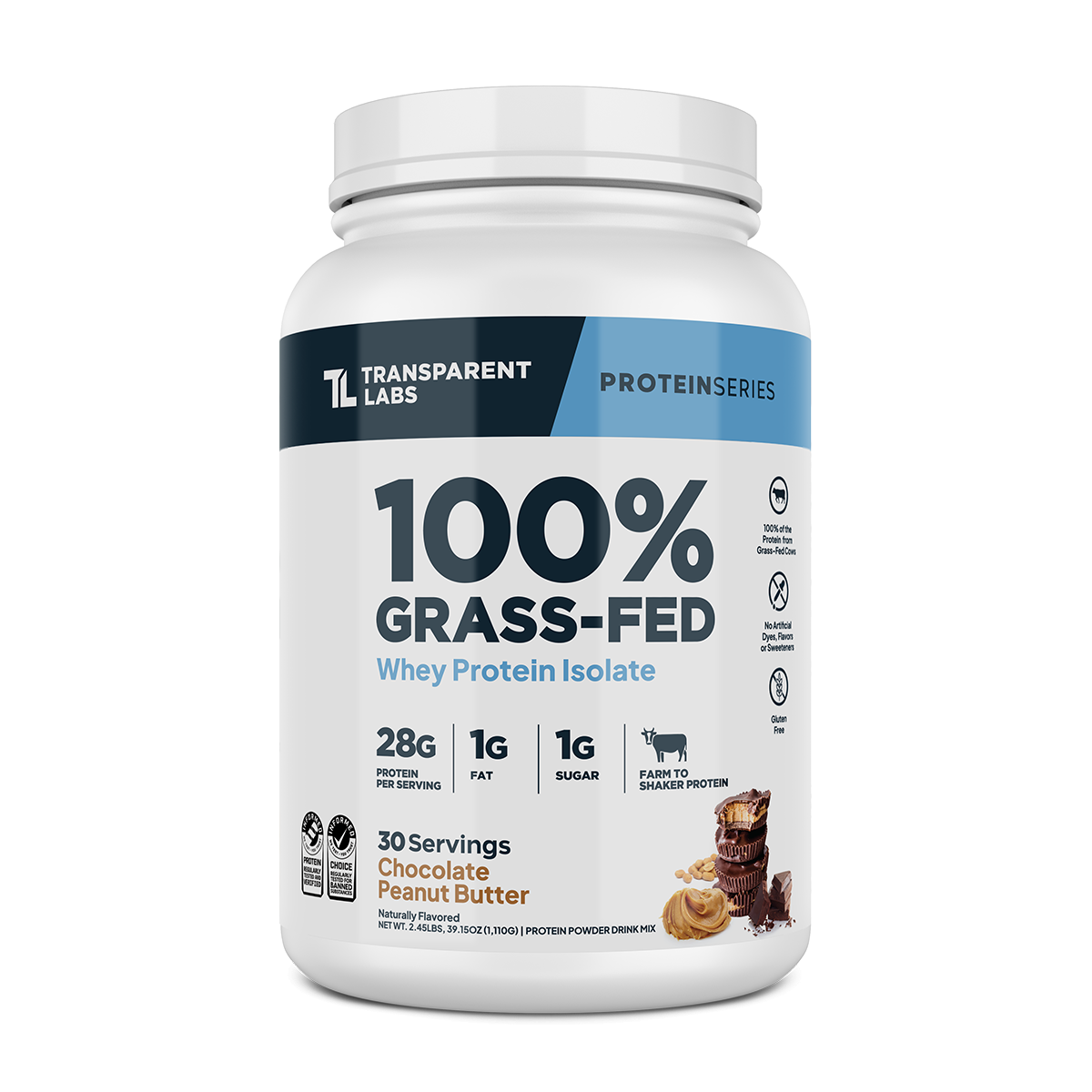 Whey Protein Isolate | 100% Grass Fed Protein Powder