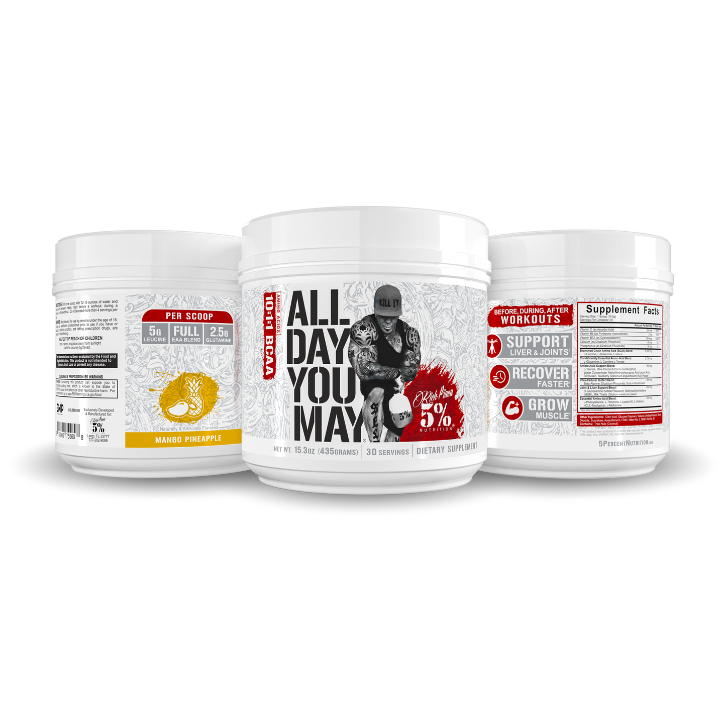 All Day You May 10:1:1 Ratio BCAA Recovery Drink
