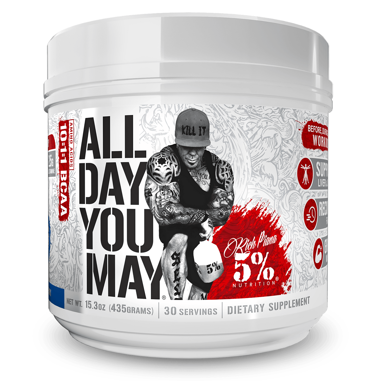 All Day You May BCAA Recovery Drink: Legendary Series - 5% Nutrition