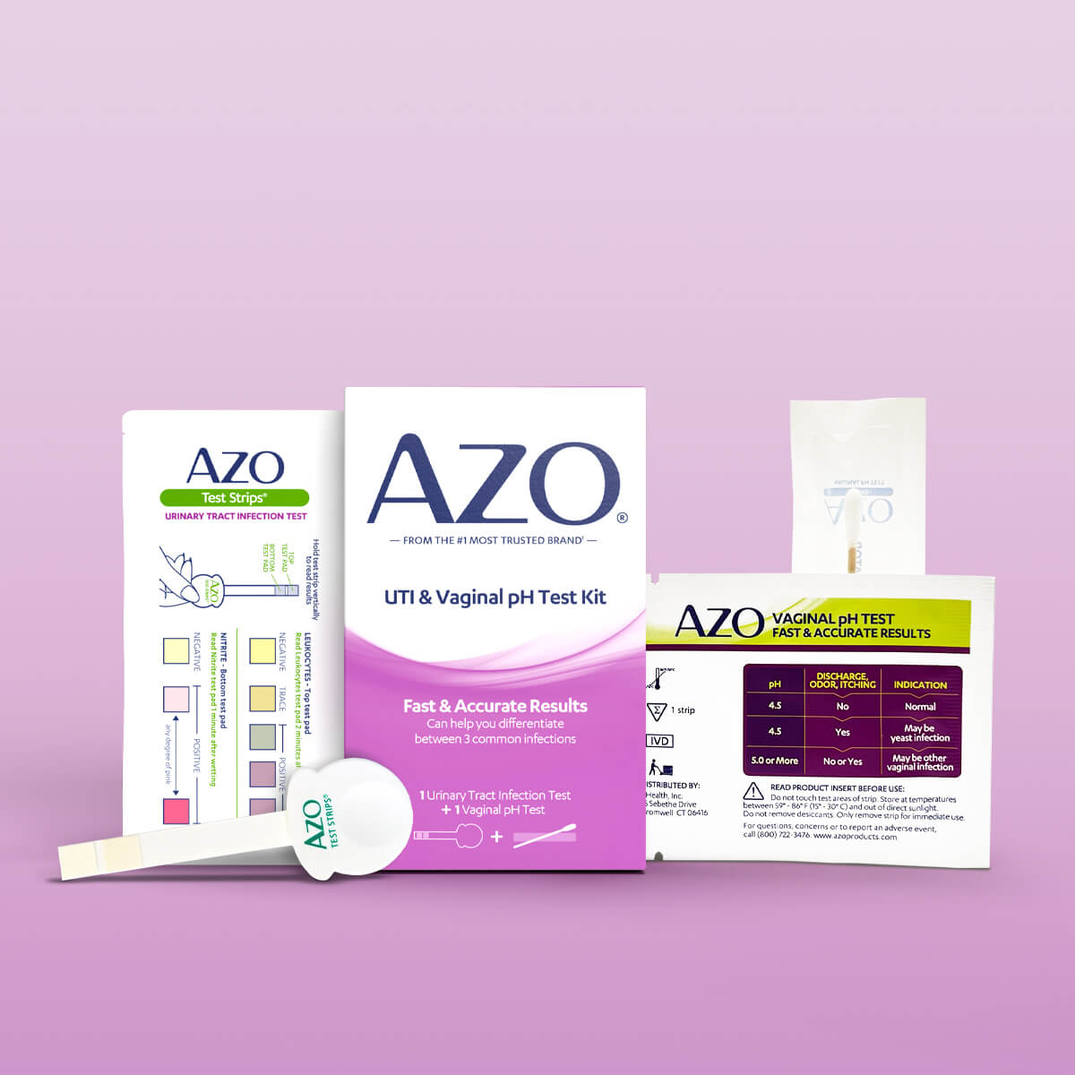 AZO® UTI & Vaginal pH Test Kit