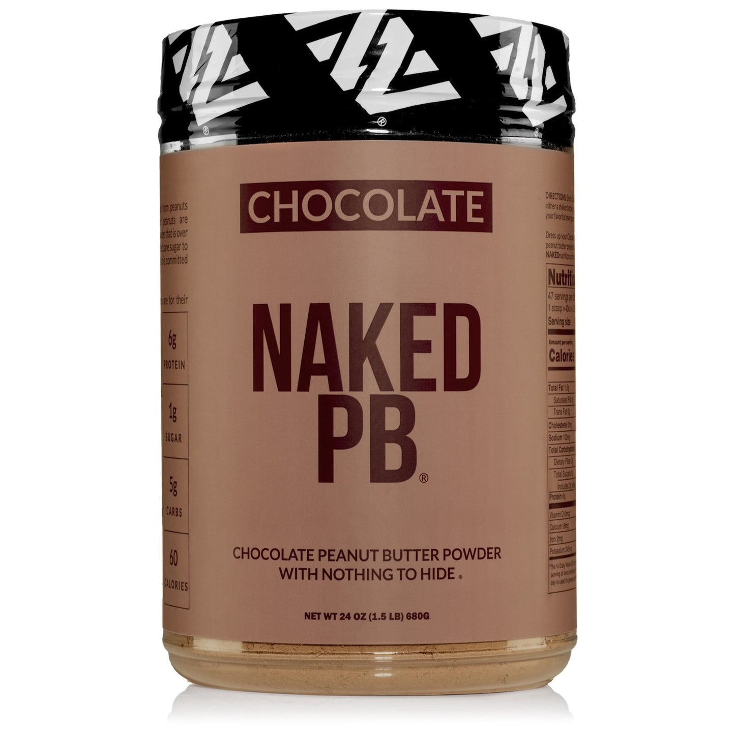 Chocolate Powdered Peanut Butter | Chocolate Naked PB - 1.5LB