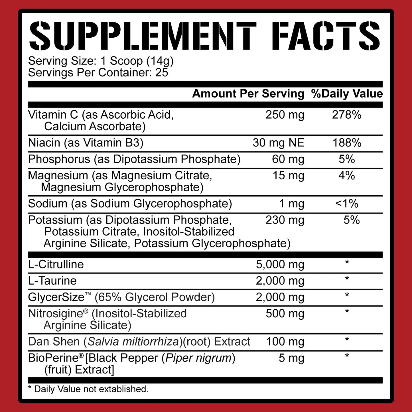 Full As F*ck Nitric Oxide Booster & Non-Stim Pre-Workout