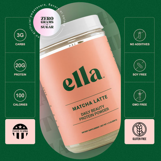 Matcha Latte Collagen Peptides | Beauty Protein Powder