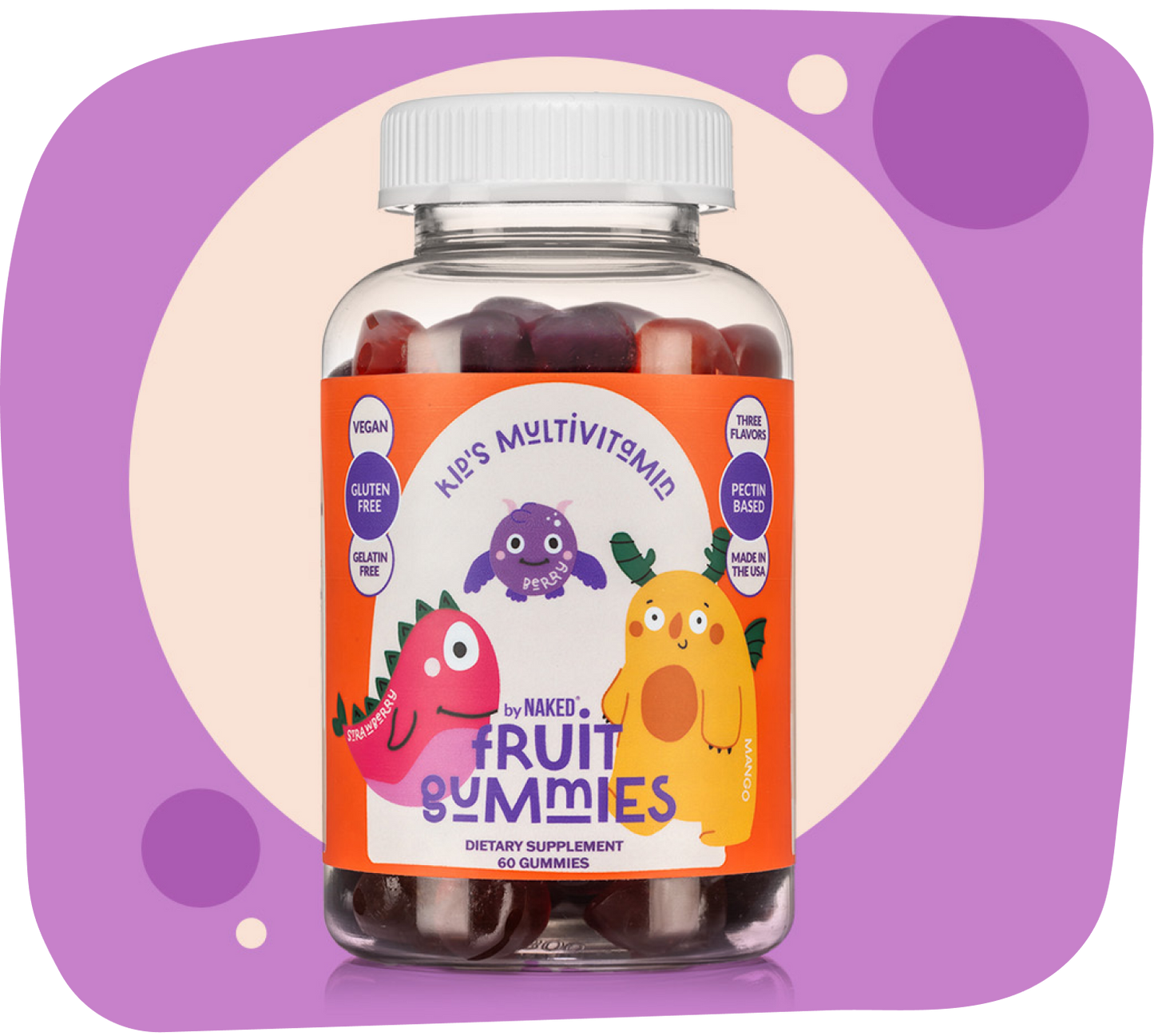 Kids Multivitamin Gummies | 60 Fruit Gummies