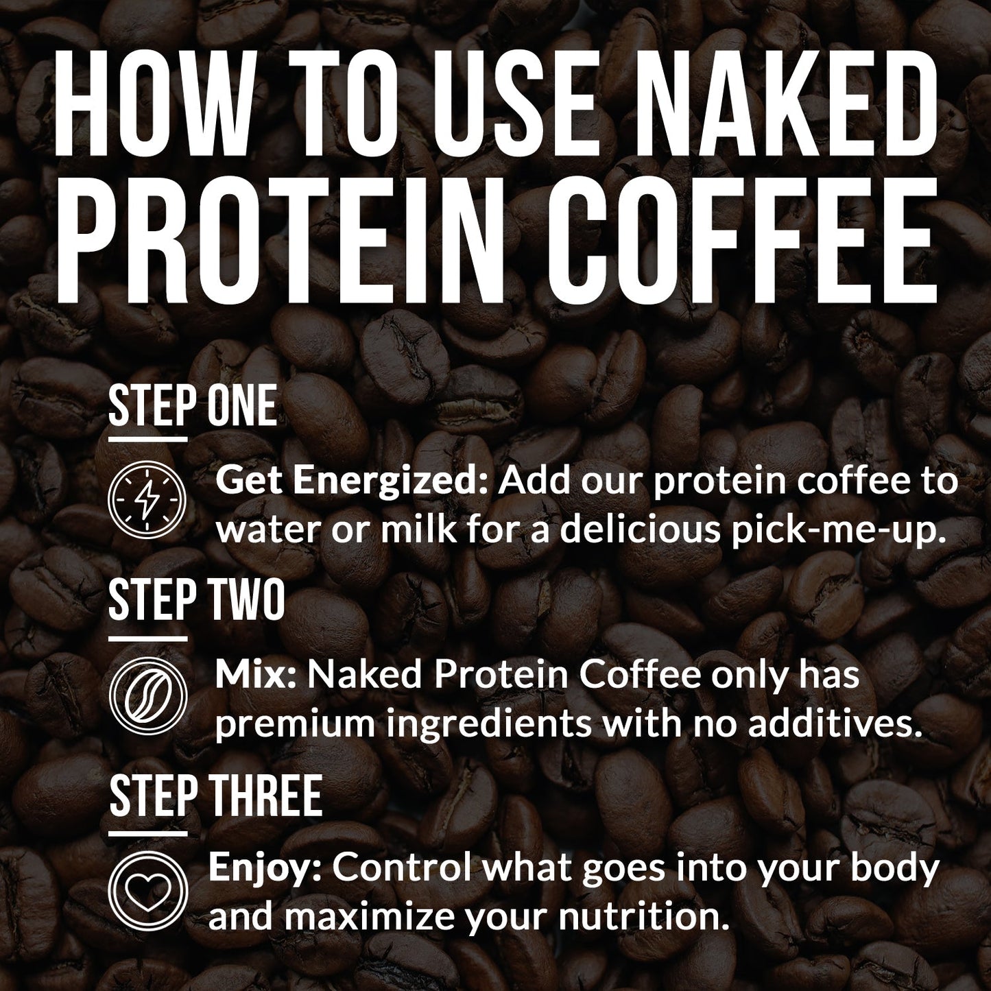 Mocha Latte Protein Iced Coffee | Naked Protein Coffee - 17 Servings