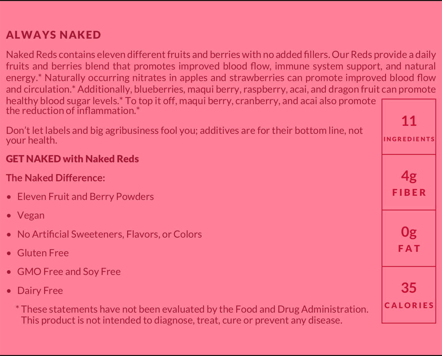 Super Reds Fruit Powder | Naked Reds