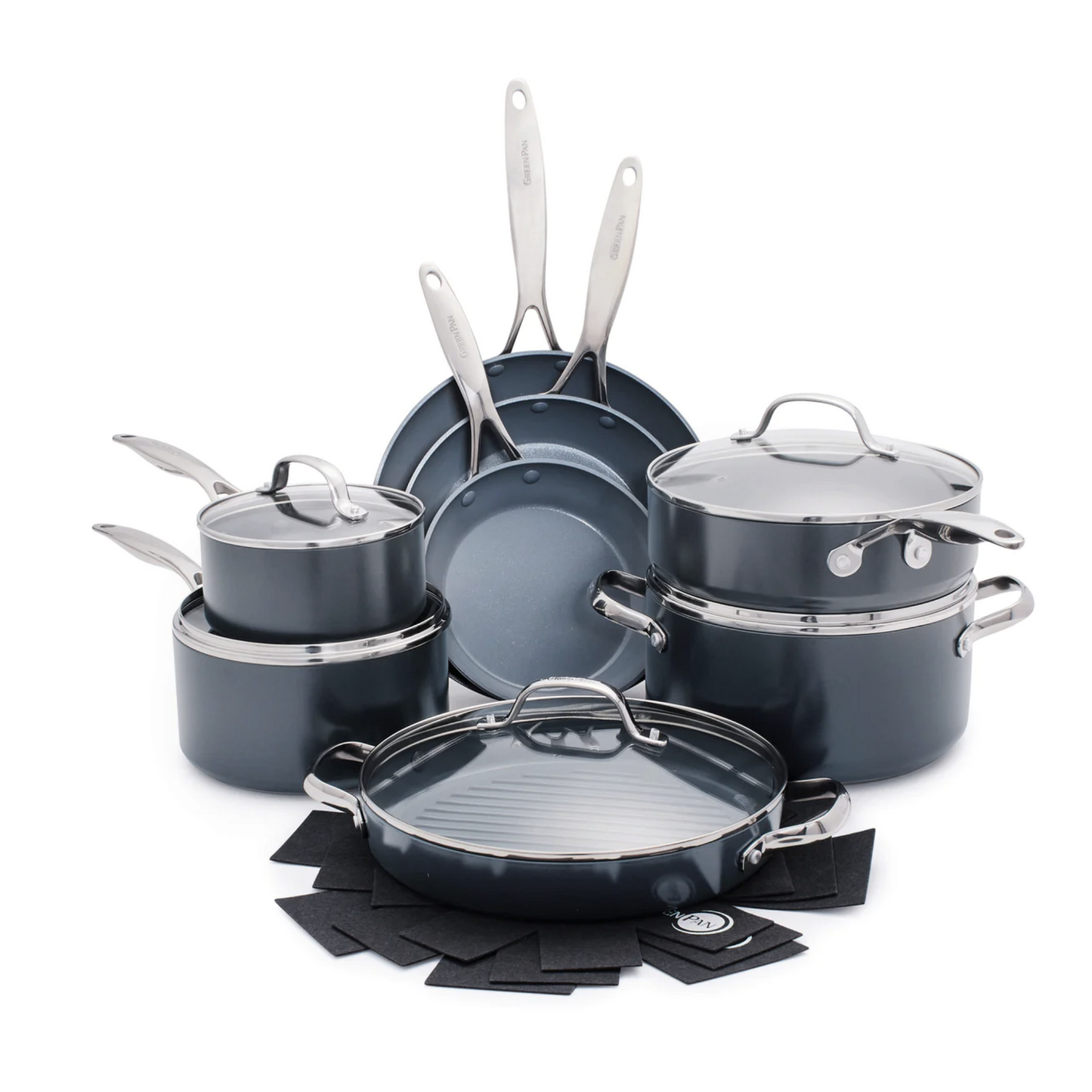 GREENPAN CERAMIC NON-STICK COOKWARE