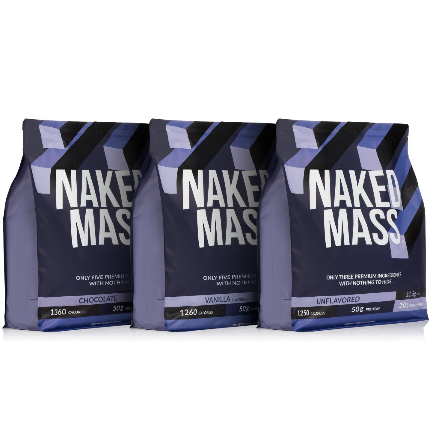 Weight Gainer Protein Supplement | Naked Mass - 12LB