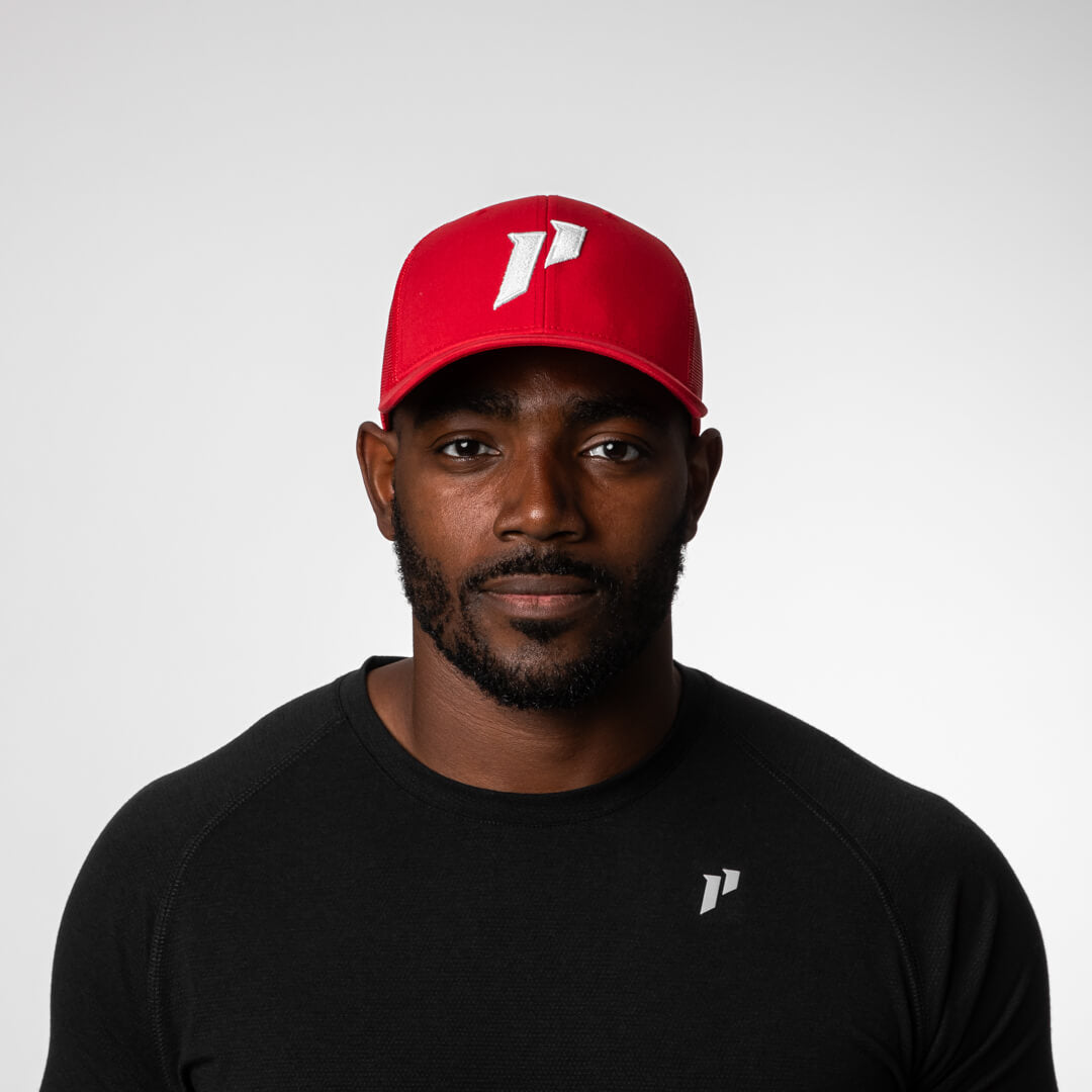 Energy Crest Cap - Red / White
