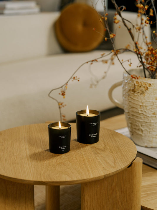 Crisp Smoky Woods Candle