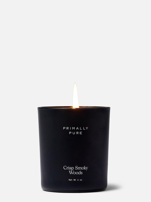 Crisp Smoky Woods Candle