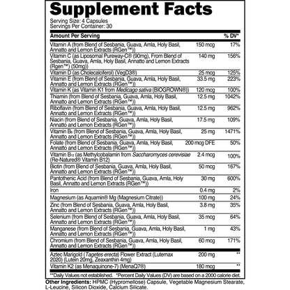 Daily Multivitamin Supplement | 120 Capsules