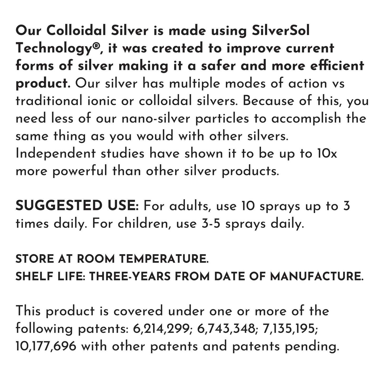 Colloidal Silver Spray