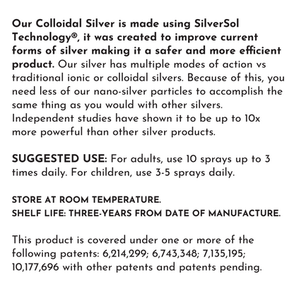 Colloidal Silver Spray