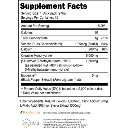 Creatine HMB Travel Packs