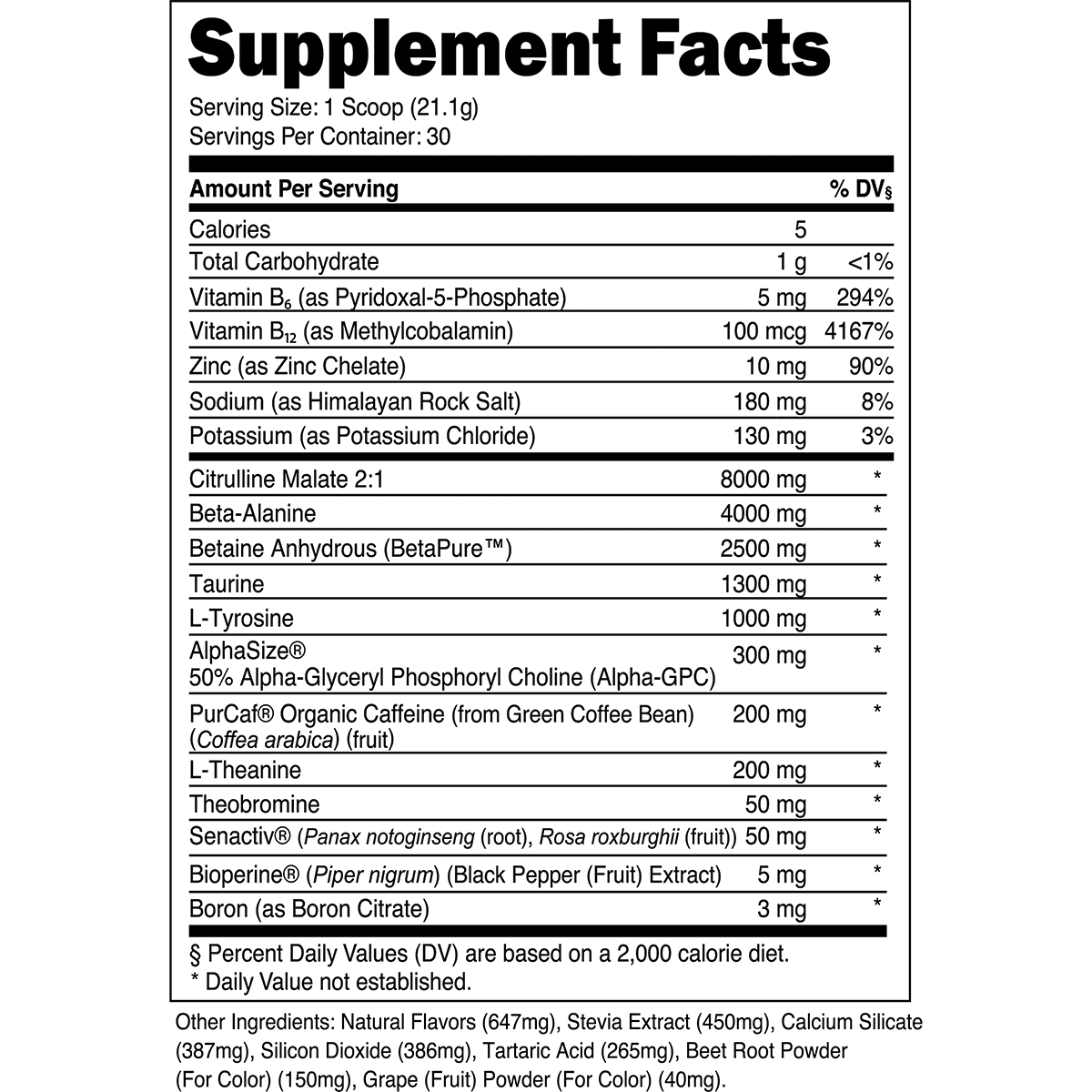 BULK Pre-Workout