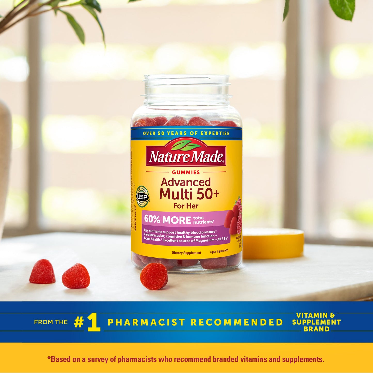 Advanced Multivitamin 50+ For Her Gummies