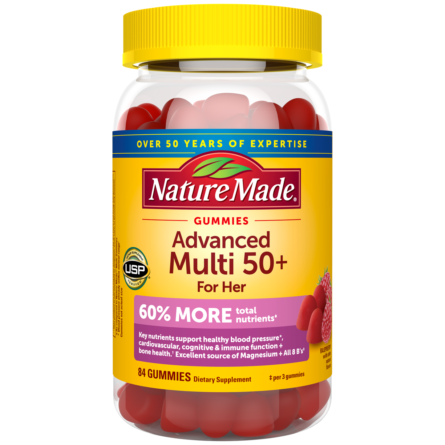 Advanced Multivitamin 50+ For Her Gummies