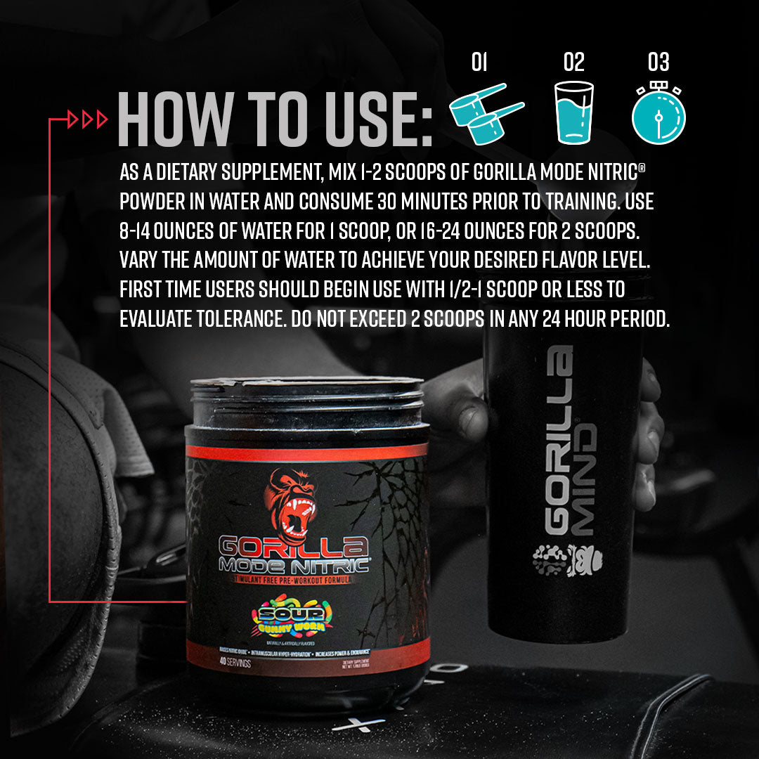 Gorilla Mode Nitric + HydroPrime® Glycerol Bundle