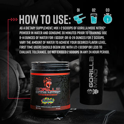 Gorilla Mode Nitric + HydroPrime® Glycerol Bundle