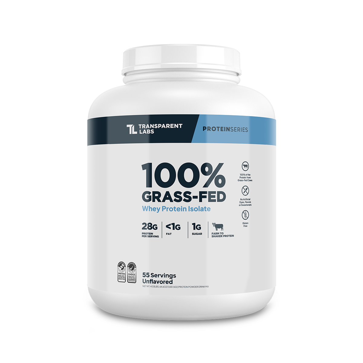 Whey Protein Isolate | 100% Grass Fed Protein Powder