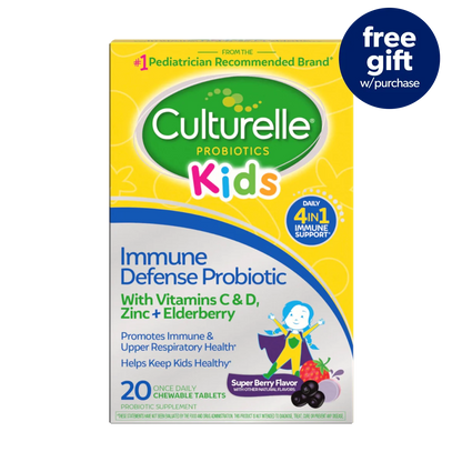 Culturelle® Kids Immune Defense Probiotic 20 Count - Free Gift
